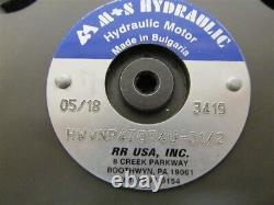 RR USA Inc. / M+S Hydraulic HWVNP470T4U-01/2, Hydraulic Wheel Motor withGear